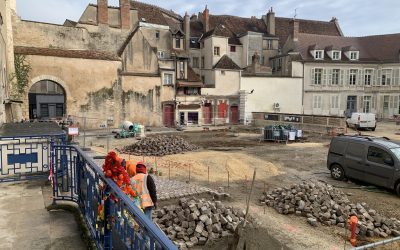 Travaux sur la Place du Maréchal-Leclerc