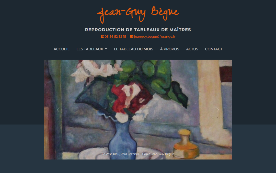 Le Vase Bleu – Jean-Guy Bègue